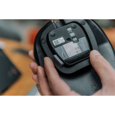 4. Bakker Elkhuizen HandShoeMouse Shift – Maus – ergonomisch – für Rechts- und Linkshänder – Laser – 3 Tasten – kabellos