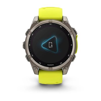 6. Garmin Fenix 8 Solar Saphirgelbe Uhr