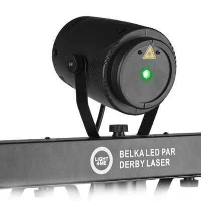 4. LIGHT4ME LED-PAR-DERBY-LASERSCHEIN MIT MEHREREN EFFIZIENTEN