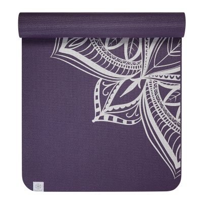 9. Gaiam Aubergine Medallion Yogamatte 6 mm 63844