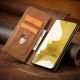 13. Magnet Fancy Case für Samsung Galaxy S23+ Flip Cover Wallet Stand Braun