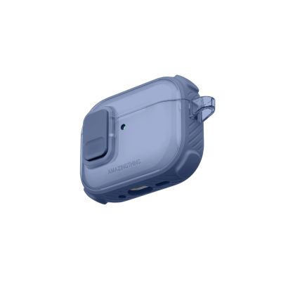 12. AmazingThing Titan Pro Mag Hülle, transparent, für AirPods Pro 3 - Blau
