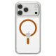 4. Spigen Ultra Hybrid MagSafe Hülle für iPhone 18 Pro / 17 Pro – Transparentes Orange