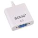 4. SAVIO Adapter HDMI (M) - VGA (F) Weiß CL-201