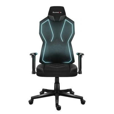 4. Huzaro Combat 6.2 Schwarzer RGB-Gaming-Stuhl