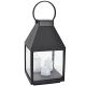 2. LED-Laterne 25 cm, 3 Kerzen, Saska Geschenk & Dekoration
