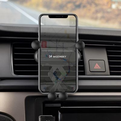 11. Wozinsky Schwerkraft-Autotelefonhalter für Lüftungsschlitze schwarz (WCH-05)