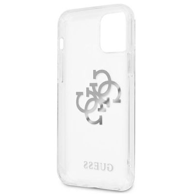 7. Guess GUHCP12LKS4GSI iPhone 12 Pro Max 6,7" Transparente Hardcase 4G Silver Charms Collection