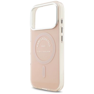 6. Karl Lagerfeld IML Karl RSG Logo MagSafe Case für iPhone 17 Pro - Pink