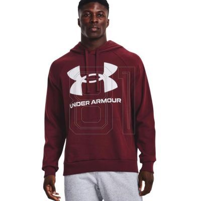 3. Under Armour Rival Fleece Big Logo HD Sweatshirt M 1357093 690