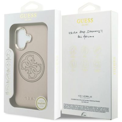 8. Guess Perforierte 4G MagSafe Hülle für iPhone 17 - Pink