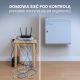 Extralink Rack-Schrank 9 HE 600 x 450 mm ASP Grau, Wandmontage, Tür aus massivem Blech