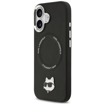 2. Karl Lagerfeld Choupette Pin MagSafe Case für iPhone 17 - Schwarz