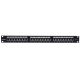 4. INTELLINET 24-Port Cat6a Patchpanel FTP 1HE schwarz
