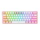 3. REDRAGON K617-RGB Fizz RGB Weiß/Pink USB-Tastatur Pink, Weiß