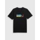 Herren-T-Shirt mit Aufdruck, regulär, Größe 4F 4FWSS26TTSHM3335-20S