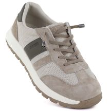 Beige Herren-Sneaker aus Leder, Big Star TT174052