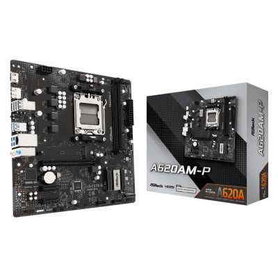 Asrock A620AM-P AMD A620A Sockel AM5 Micro-ATX