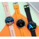 12. Herren-Smartwatch RUBICON RNCF12 Titan/Orange SMARUB245
