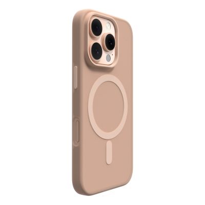 2. Puro Daylight MagSafe Silikonhülle für iPhone 16 Pro Max – Beige