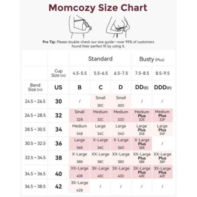 4. MOMCOZY YN46 Nahtloser Still-BH mit Blumenmuster, Nude, Größe S