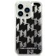 3. Karl Lagerfeld KLHCP14LLMNMK iPhone 14 Pro 6.1" Hardcase schwarz / schwarz Liquid Glitter Monogram