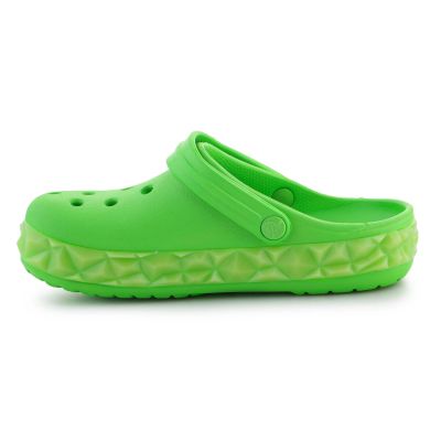 11. Crocs Croc Band Geometric Glow Band Clog K Jr 210132-3WA Flip-Flops
