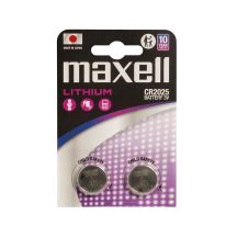 MAXELL Lithiumbatterie LITHIUM CR2025, 2 Stück, 3 V