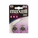 MAXELL Lithiumbatterie LITHIUM CR2025, 2 Stück, 3 V