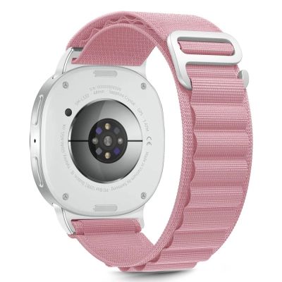 Tech-Protect Nylon-Streifenarmband für Samsung Galaxy Watch 40/44/46 mm – Rosa