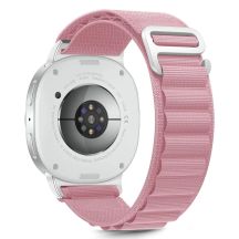 Tech-Protect Nylon-Streifenarmband für Samsung Galaxy Watch 40/44/46 mm – Rosa
