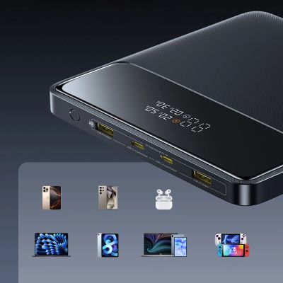 19. Baseus Blade H1 20000mAh 100W Powerbank mit Display - Schwarz
