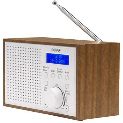 6. Denver DAB-46 Kompaktradio DAB+/FM, Weiß
