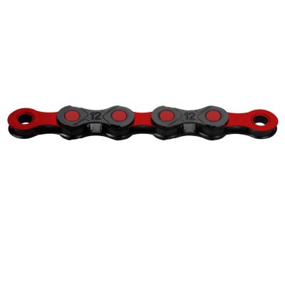 KMC Chain DLC 12 126 schwarz rot Boxwachs