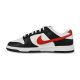 2. Nike Dunk Low Retro Herren-Sneaker Schwarz/Weiß/Rot - FB3354-001