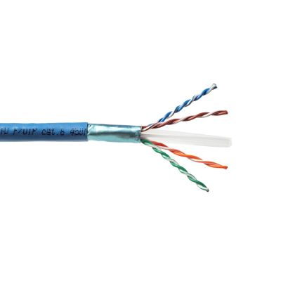 Emitter-Netzwerk-FTP-Kabel (F/UTP), Kat. 6, 450 MHz, Aderquerschnitt 4x2x23 AWG, PVC