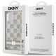 8. DKNY IML Checkered Mono Pattern & Printed Stripes MagSafe-Hülle für iPhone 15 / 14 / 13 – Beige