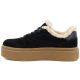 7. Schwarze Kobbo 79665 Leder-Plateauschuhe mit Isolierung
