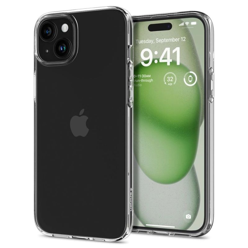 Spigen Liquid Crystal Hülle für iPhone 15 Plus – transparent