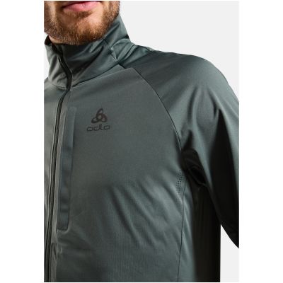 6. Odlo Jacket ZEROWEIGHT PRO WARM REFLECTIVE – grüne isolierte Jacke