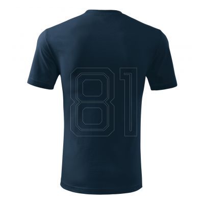 7. Malfini Classic New M MLI-13202 marineblaues T-Shirt
