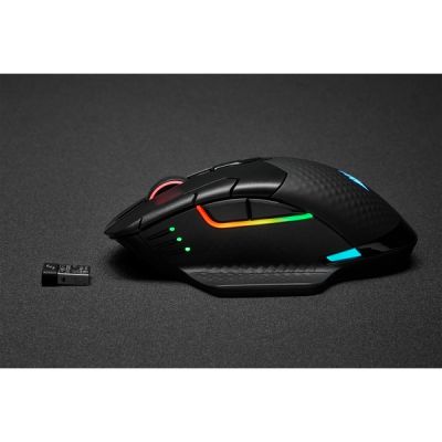 10. Corsair Dark Core RGB PRO Kabellose Gaming-Maus – Schwarz