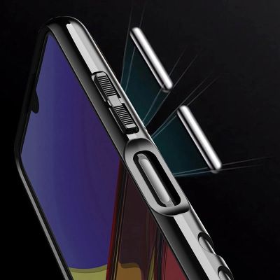 13. Thunder Case Flexibel Robuste Panzer Handyhülle TPU Schutzhülle für Samsung Galaxy A03s schwarz