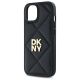 6. DKNY Quilted Stack Logo iPhone 14 Hülle – Schwarz