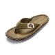 6. Gumbies Herren-Flip-Flops ISLANDER FLIP-FLOP PALM LEAF KHAKI