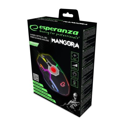 12. ESPERANZA Kabelgebundene 8D-Gaming-Maus MANGORA EGM701