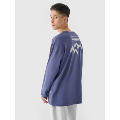 2. Oversize-Langarmshirt für Herren mit Print, Größe 4F 4FRAW24TLONM507-32S