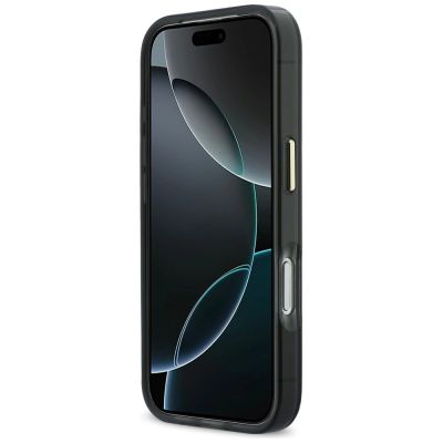 5. Karl Lagerfeld IML Choupettes Karl Script Logo MagSafe Hülle für iPhone 17 Pro - Schwarz