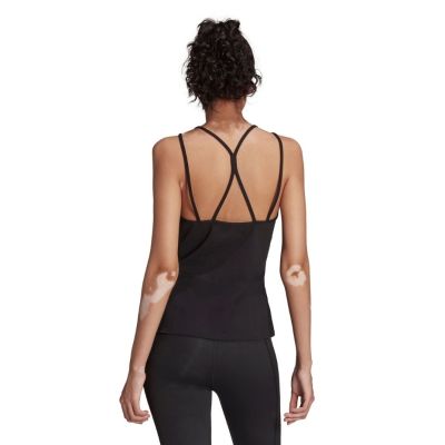 9. adidas Studio Slim Strappy Back Tank Top W HE3140
