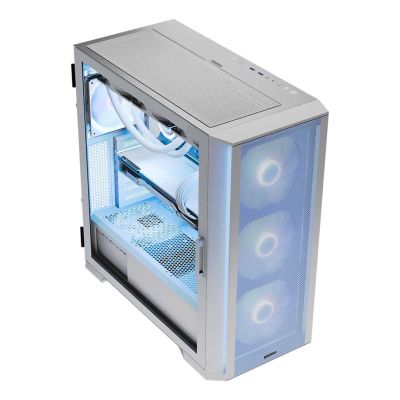 10. MODECOM HORIZON ARGB FLOW MIDI USB TYP-C GEHÄUSE WEISS